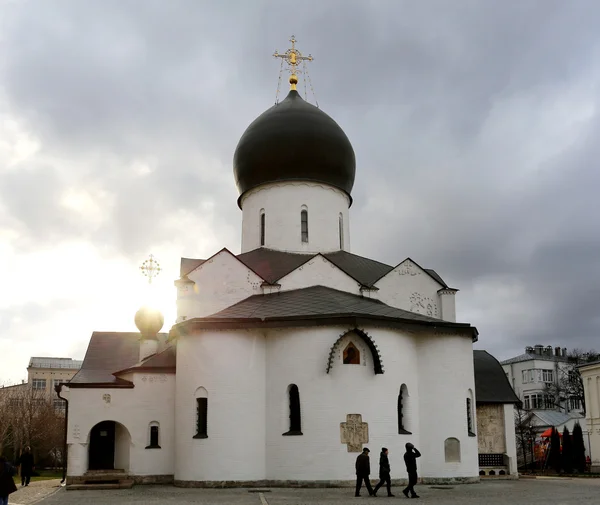 Православна церква і монастир — стокове фото