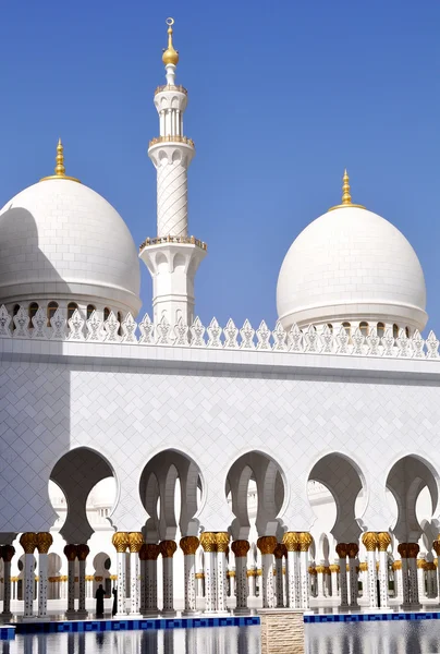 ABU DHABI, UAE - MARCH 14,2012: Zayed mosque in the Emirates . – stockfoto