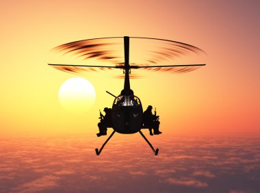 Sivil helikopter .3d