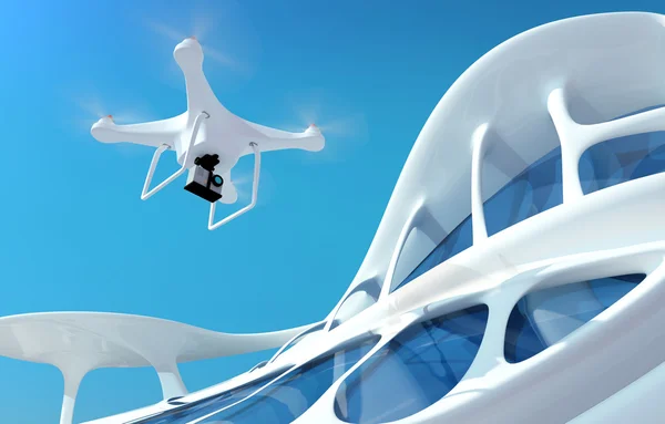 Der drone.3d Renderer — Stockfoto