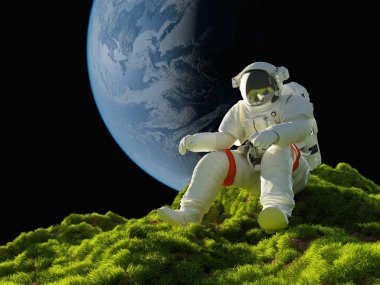 Astronot 3d render