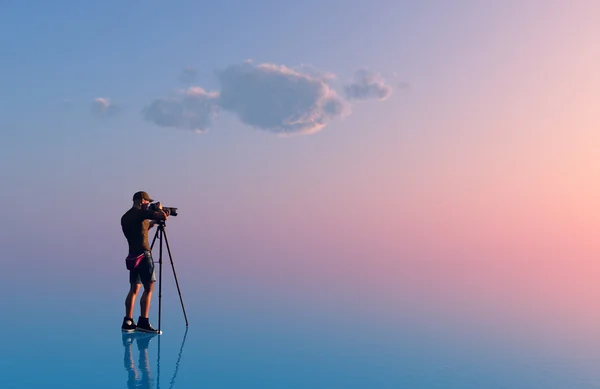 Photographer.3d render — Stock Photo, Image