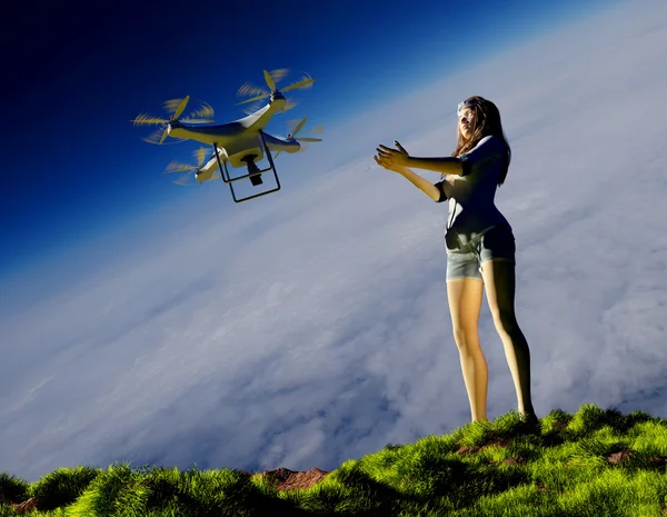 The drone3d rendering — Stock Photo, Image