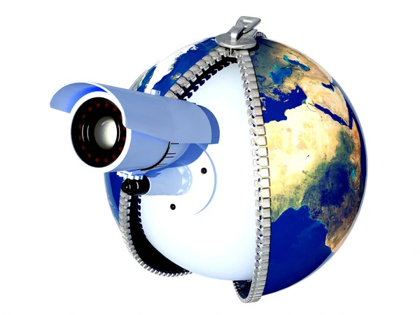 Webcam.3d レンダリング — ストック写真