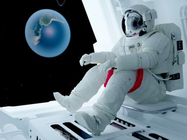Astronot 3d render