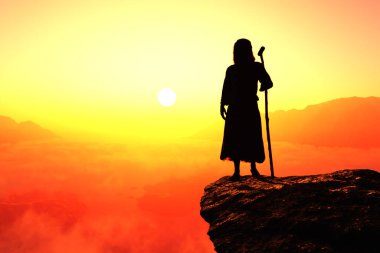 Çöldeki İsa., 3D canlandırma.