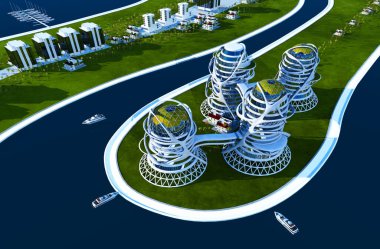 33d sahil şeridindeki Gelecek Şehir