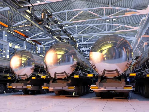 Machine in the hangar. — Stock Photo, Image