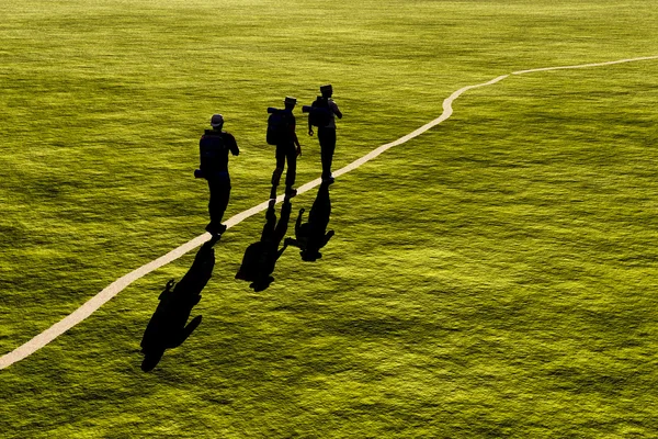 Um grupo de turistas — Fotografia de Stock