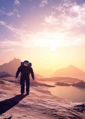 Gezegendeki astronot..