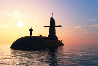 The military ship