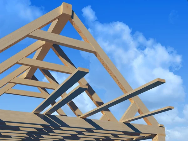 Wooden structure — Stock Photo, Image