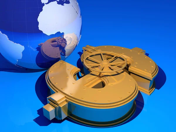 Model of the globe — Stock Photo, Image