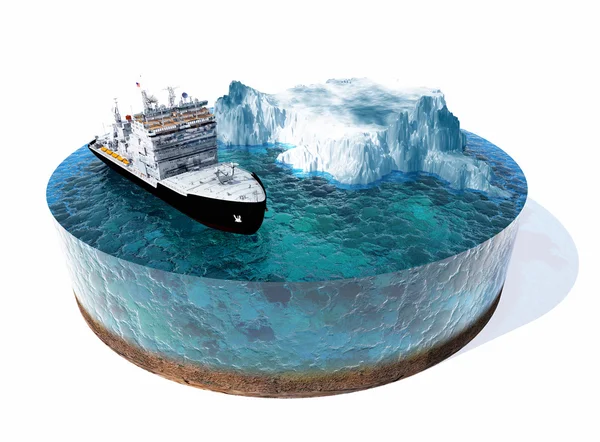 Icebreaker, 3d — Stock fotografie