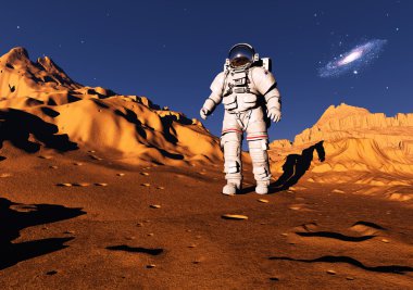 Gezegendeki astronot..