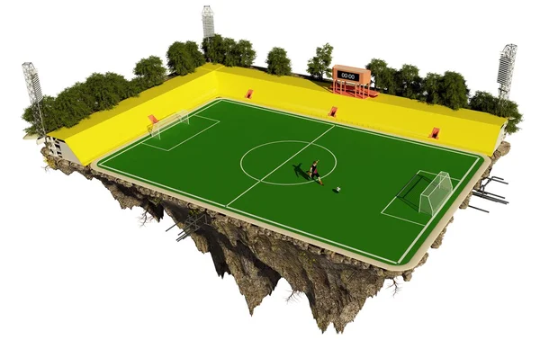 Stadionu. 3D — Zdjęcie stockowe