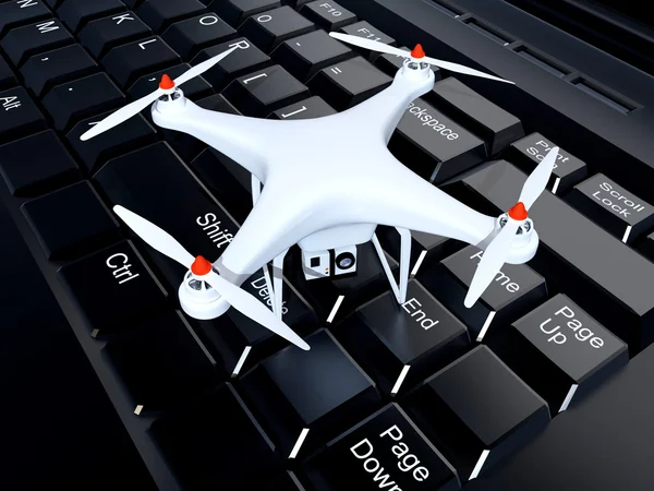 Drone. 3D — Stockfoto