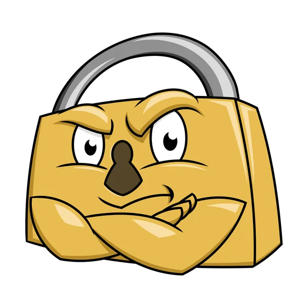 Secure padlock ilustrație 2 — Vector de stoc