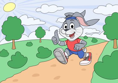Tavşan Park'ta jogging