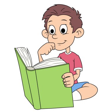 Çocuk 2 kitap okuma