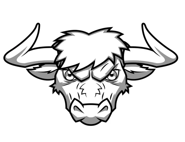 Bull hoofd 2 — Stockvector