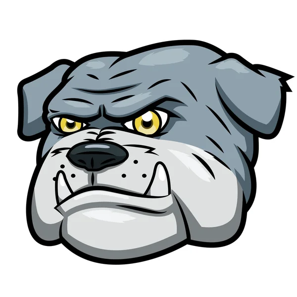 Bulldog arrabbiato — Vettoriale Stock