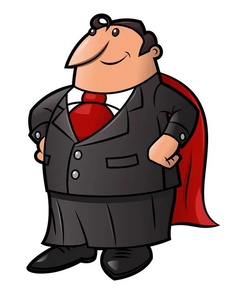 Super hombre de negocios 3 — Vector de stock