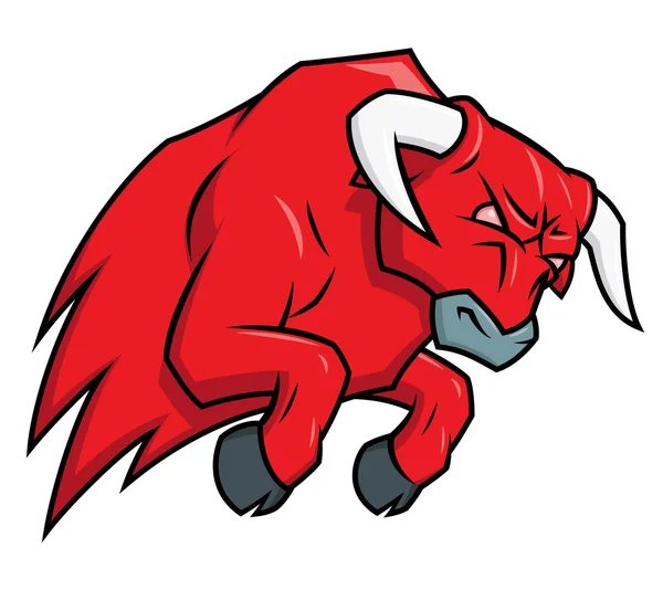 2 saldıran Kızgın Boğa