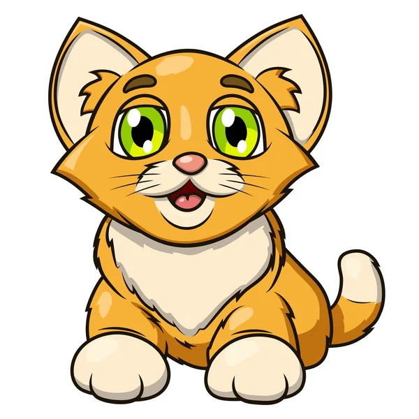 Sonriente gatito 2 — Archivo Imágenes Vectoriales