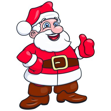 Neşeli gülümseyen Noel Baba 2