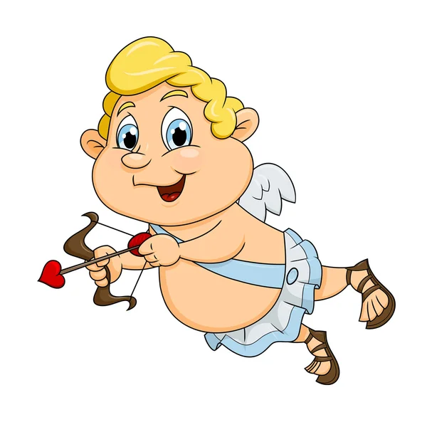 Cupido poco divertido 2 — Vector de stock