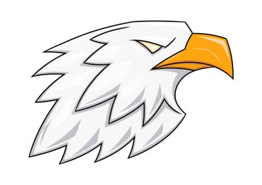 Baş logo vektör çizim 3 kartal