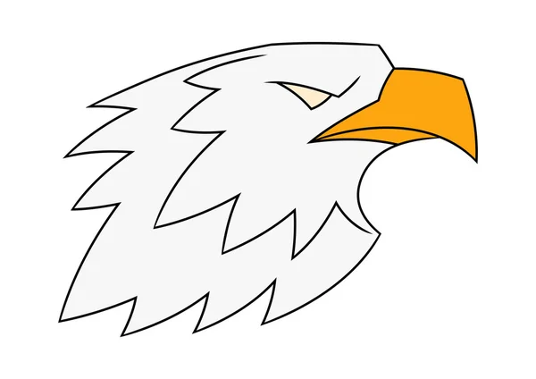 Eagle cabeça logotipo vetor ilustração 2 — Vetor de Stock