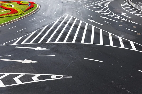 Road mark closeup — Stock Photo, Image