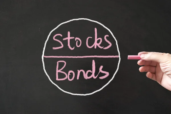 Akcie a dluhopisy — Stock fotografie