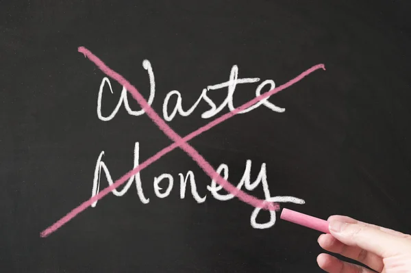 Do not waste money — Stock Photo, Image