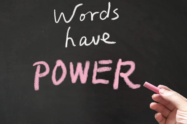 Words have power — Stock Photo, Image