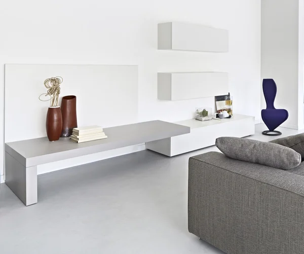 Uma moderna sala de estar — Fotografia de Stock