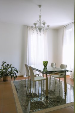 bir dinig odanın iç görünüm