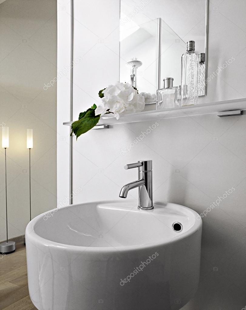 interior view of a modern bathroom