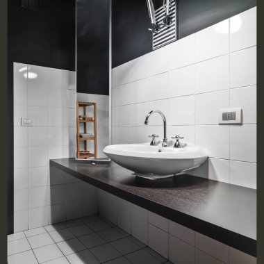 Modern banyo washbsin detay