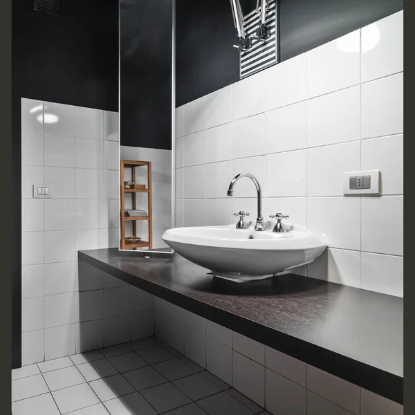 Detail washbsin v moderní koupelně — Stock fotografie