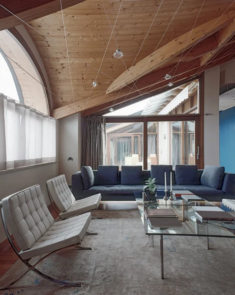 Modern bir oturma odası iç görünüm — Stok fotoğraf