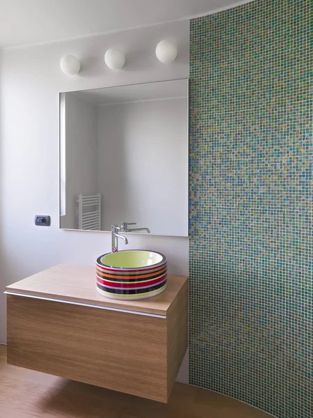 Interior view of a modern bathroom — Stock Photo, Image