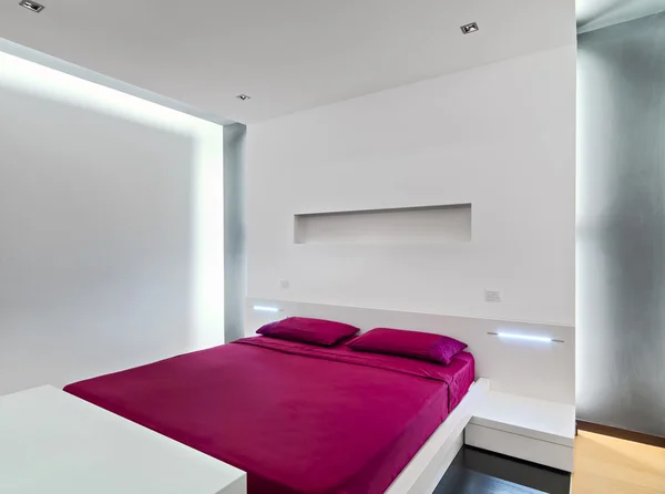 Interior view of a modern bedroom — Stock Photo, Image