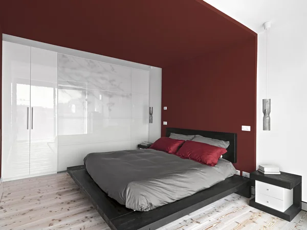 Interior view of a  modern bedroom — Stock Photo, Image