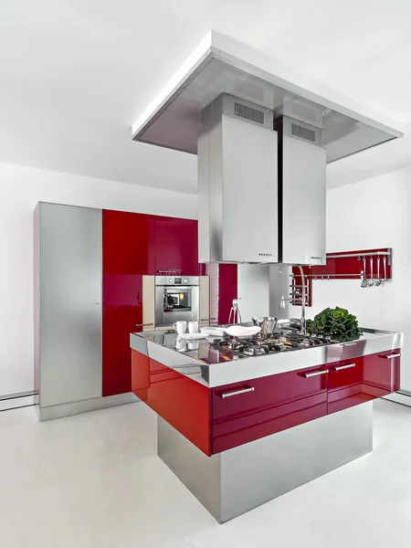 Pulau dapur modern — Stok Foto