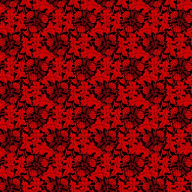 çiçek soyut seamless modeli