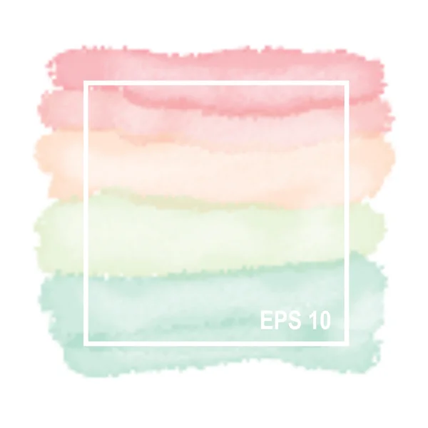 Vector aquarel palet — Stockvector