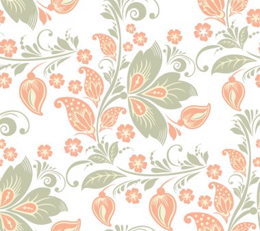 romantik sorunsuz çiçek desenli.